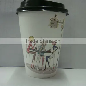 16 oz Disposable Takeaway Double Wall Espresso Cup thumbnail-1