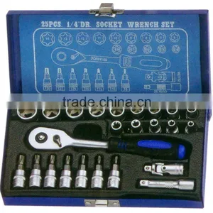 25 PCS 1/4" DR. SOCKET WRENCH SET (GS-4202P) thumbnail-1