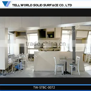 2014 Modern Fashionable High Quality Beauty Luxury Artificial Marble Mini Led Bar Counter for Sale thumbnail-1