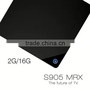 2016 New Item MRX Quad Core 64bit A53 S905 Smart tv Box 2G RAM 16G EMMC Flash Quad Core Android tv Box thumbnail-1