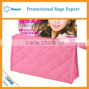 Wholesale Waffle Weave Cosmetic Bag Plain Canvas Cosmetic Bag Pvc Cosmetic Bag thumbnail-3