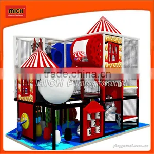 Wooden Playgrounds Mcdonald's Indoor Playground System With Slide (3035A) thumbnail-1