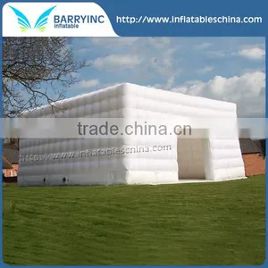 China Inflatable Tent White PVC Large Inflatable Cube Tent For Event thumbnail-1