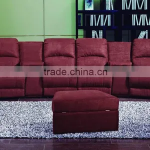 Leather Reclining Sofa Set FC021 thumbnail-2