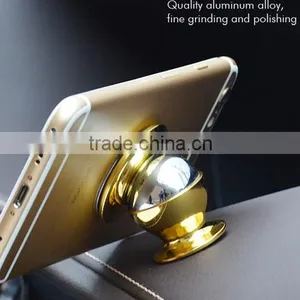 360 Degree Rotating Strong Magnetic Luxury Metal Stand Holer for Mobile Phone thumbnail-5