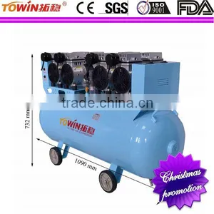 2400W Four Motor Piston Type Oil Free Silent Dental Air Compressor Hot Selling thumbnail-1
