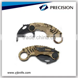 S/S3Cr13 Axis Lock Folding Pocket Knife With Camo Handle thumbnail-1