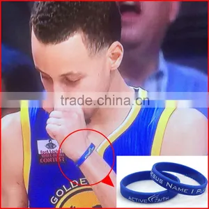 Public Activities, Party Occasion and Unisex, Children's Gender Silicone Bulk Sport Wristband thumbnail-1
