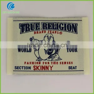Factory Direct Good Price Laser Cut Cotton Fabric Woven Labels For Clothing thumbnail-1