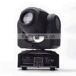 30W LED Mini Moving Head Spot Light /DMX 512/Rotating Gobo/ Pan/Tilt/Rainbow Flow thumbnail-3
