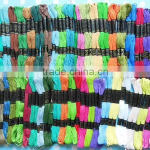 50pcs Mixed Colours CROSS STITCH Cotton EMBROIDERY THREAD Sewing Skeins Floss Kit thumbnail-3