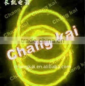 5.0mm Yellow High Brightness EL Wire With Double Core thumbnail-1