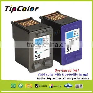 Rich Color With Strong Sense Of Layer Compatible HP57 Ink Cartridge C6657A thumbnail-1