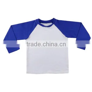 2016 Kaiyo Wholesale Icing Raglan Basic T-shirt Kids Clothing Suppliers China OEM Service 100%cotton Shirts thumbnail-4
