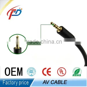 Factory Wholesale Jack 3.5 Plug Audio Cable av Extension Cable Male to Female thumbnail-3