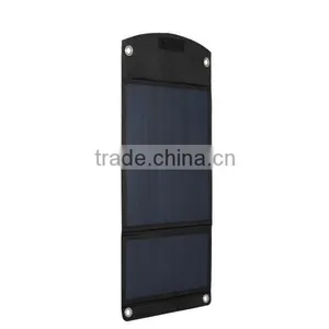 Foldable Solar Charger 14w Outdoor Portable Solar Panel Charger Usb Battery Charging for Phone Power Bank Computer thumbnail-5
