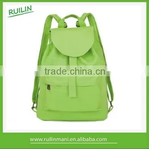 Leisure Drawstring Backpack Canvas thumbnail-2