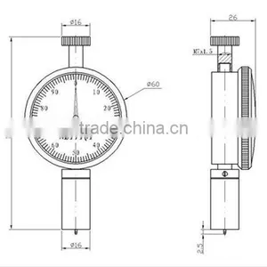 LX-A/LX-C/LX-D Series Indicator Needle Type Shore Hardness Tester thumbnail-5