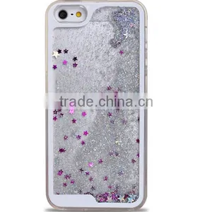 Transparent Custom Shockproof Quicksand Flowing for IPhone 6 Case thumbnail-3