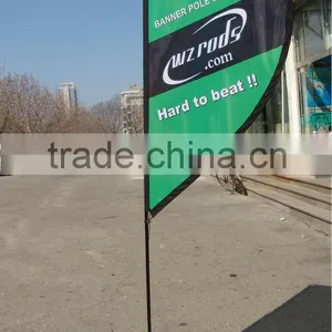 P Banner, Patented Beach Flag of Sublimation Printing Flag With Spike & Carbon Frame Beach Flag. thumbnail-1