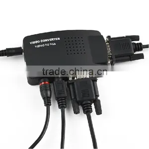 AV To VGA TV CCTV BNC/RCA S-Video AV to VGA Converter Adapter Converter Wholesale thumbnail-1