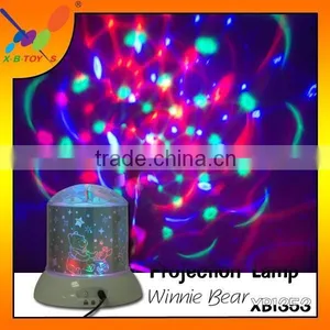 New LED Colorful Rotating Projection Night Light Beautiful Projector Lamp thumbnail-2