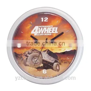 8 Inch Plastic Clock Round Wall Clocks YZ-3521A thumbnail-1