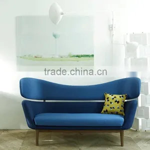 Finn Juhl Design Two Seat Sofas Iconic Furniture Baker Sofa thumbnail-1