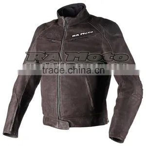 Vintage Motorcycle Leather Jacket, Motorbike Leather Jacket thumbnail-1