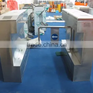 Economic Price Pedestrian Electric Swing Barrier Gate for Building Access Control thumbnail-3