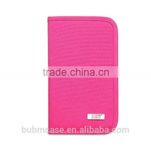 Small Red Nylon Material Credit Card Holder for Lady thumbnail-2