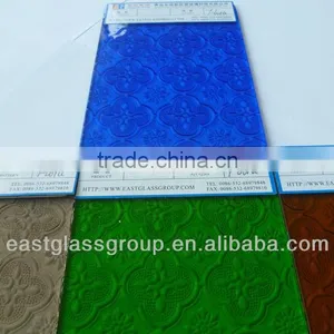 3-6mm Colored Pattern Glass thumbnail-1