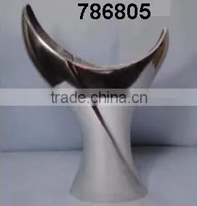 Aluminium Metal Home Decoration Flower Vase Mirror Polished thumbnail-1