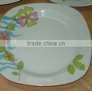 Pocelain Dinner Plate Square Shape thumbnail-1