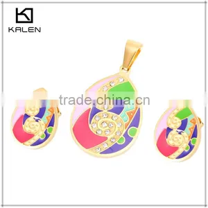 Guangzhou 18kt Gold Plated Fashion Indian Jewelry Market thumbnail-1