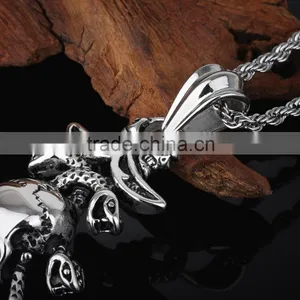 Fashion Stainless Steel 50 Cent Jewelry Pendant thumbnail-5