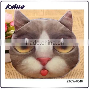 2015 Hot Selling Small Grey Cat With Red Nose Wallet thumbnail-1