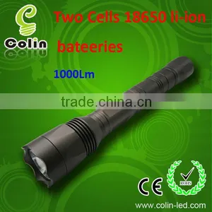 Lighting Led Flashlight High Powered 1000 Lumen Cree Xml U2 2*18650 Battery thumbnail-1