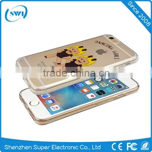 2016 Newest Cartoon Back Cover Clear Soft TPU Phone Case for IPhone 6 6S Ultra Slim 1.2mm thumbnail-3