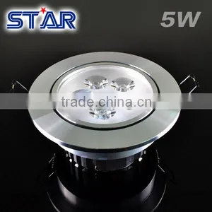 5W Aluminum LED Einbauspot Quadratisch 3000K thumbnail-1