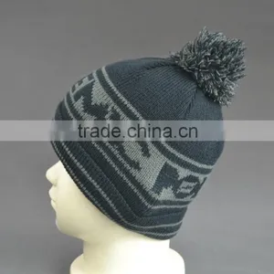 Kid Jacquard Beanie Hats thumbnail-3