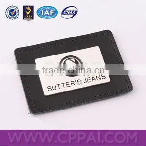 Reliable Quality Jeans Denim Label With Custom Metal Logo thumbnail-1