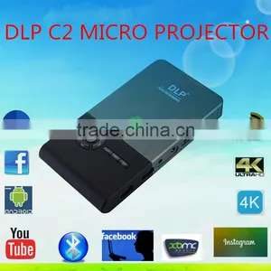 High Quality Mini Projector Home Theater Projector C2 Projector Android4.4 os With Rock Chip 3128 thumbnail-1