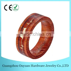 Natural Wood Ring, Wooden Jewelry Ring thumbnail-1