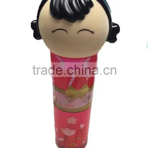 Japanese Little Girl Vinyl Toy Cup,Plastic Cup With Toy Lid thumbnail-1