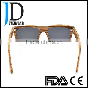 Modern Design Vintage Factory Price Zebra Wood Sunglasses Custom Brand Eyeglasses thumbnail-4