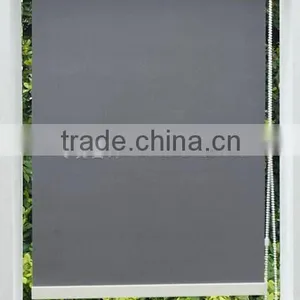 Chain Operating Black Roller Window Shade thumbnail-1