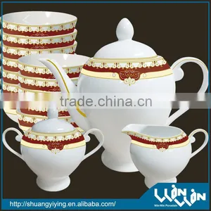 17 Pcs Porcelain Dinner Set and Tea Set Wwtp-13013 thumbnail-1