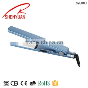 Low Price Ceramic Coating New Design Hair Straightener LED Temperature Display Hair Crimper Ptc OEM/ODM for Salon thumbnail-1