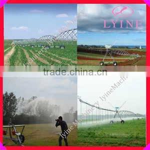 Newly Retractable Spray Water Mobile Farm Hose Reel Irrigation System thumbnail-1